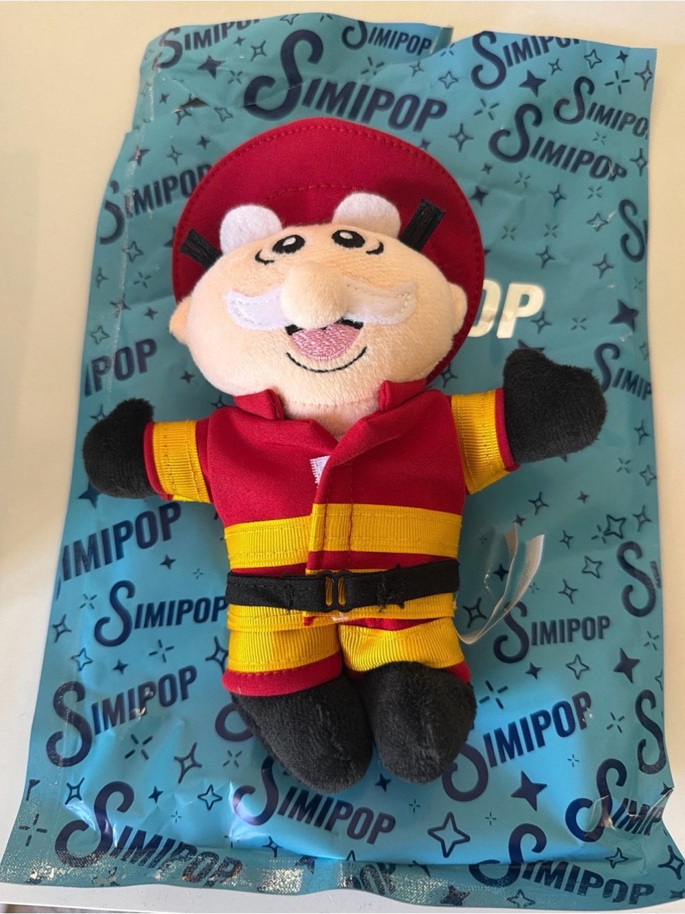 SIMIPOP Mystery Keychain Box - Light Blue Packaging Simi Firefighter bombero